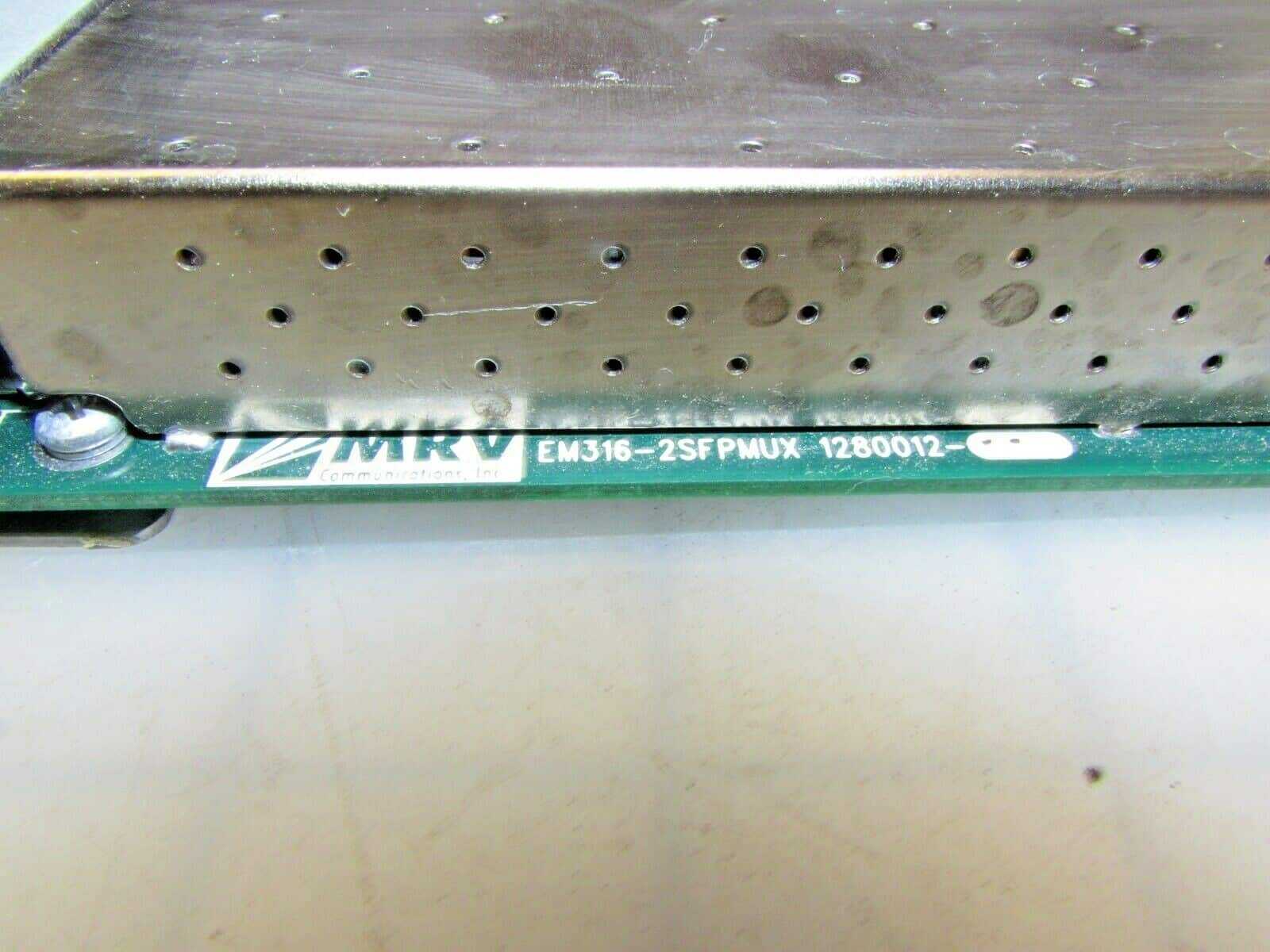 MRV EM316-2SFPMUX Fiber MEDIA MODULE