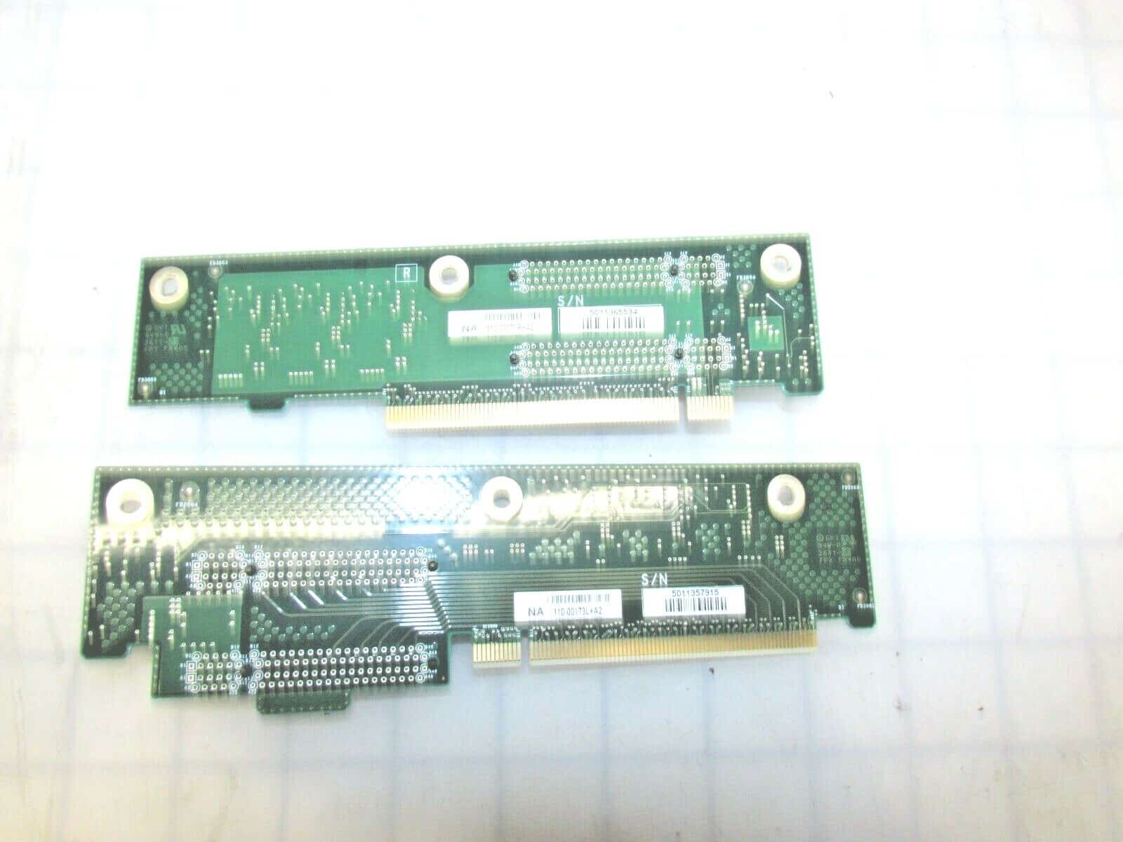 1 SET NETAPP 110-00173R+A2 AND 110-00173L+A2 RISER CARDS