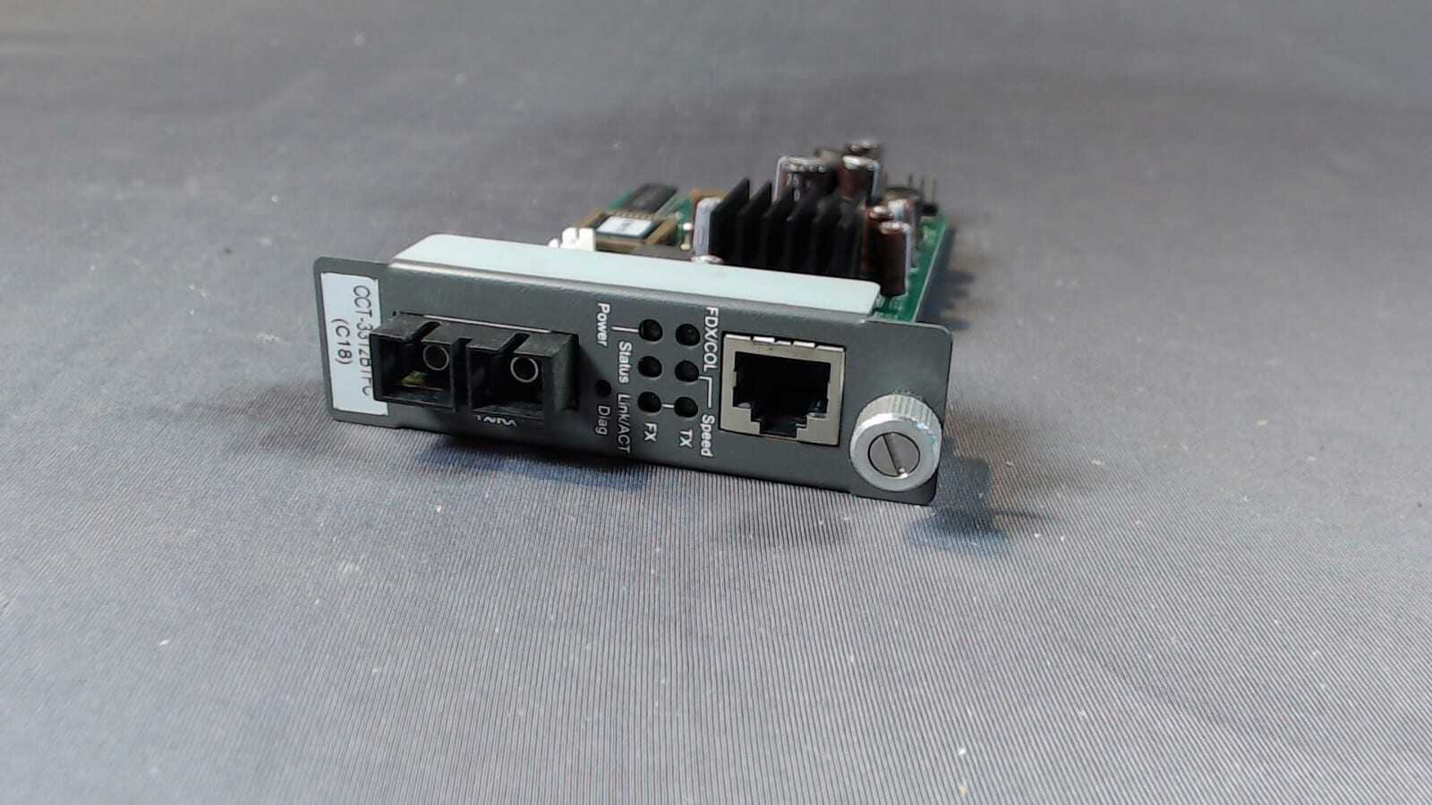 CCT-3312BTFC(C18) N-BAND GIGABIT ETHERNET 10/100/1000BASE-TX TO 1000BASE-SX/LX