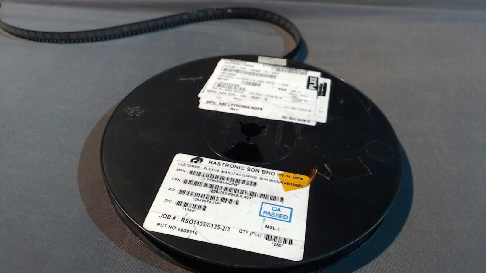 DDR TERMINATION REGULATOR, 8-SOIC NWK PN: LP2998MA/NOPB QTY:250