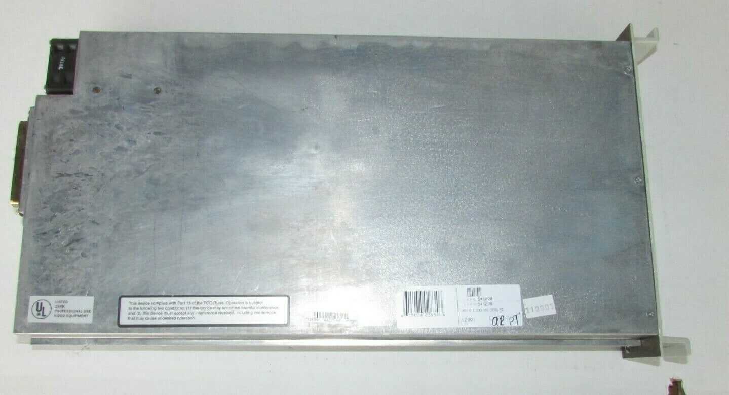 Scientific Atlanta Continuum Series 9890 ENCODER 9813 DC&DC 6MHZ CONTROL 546270