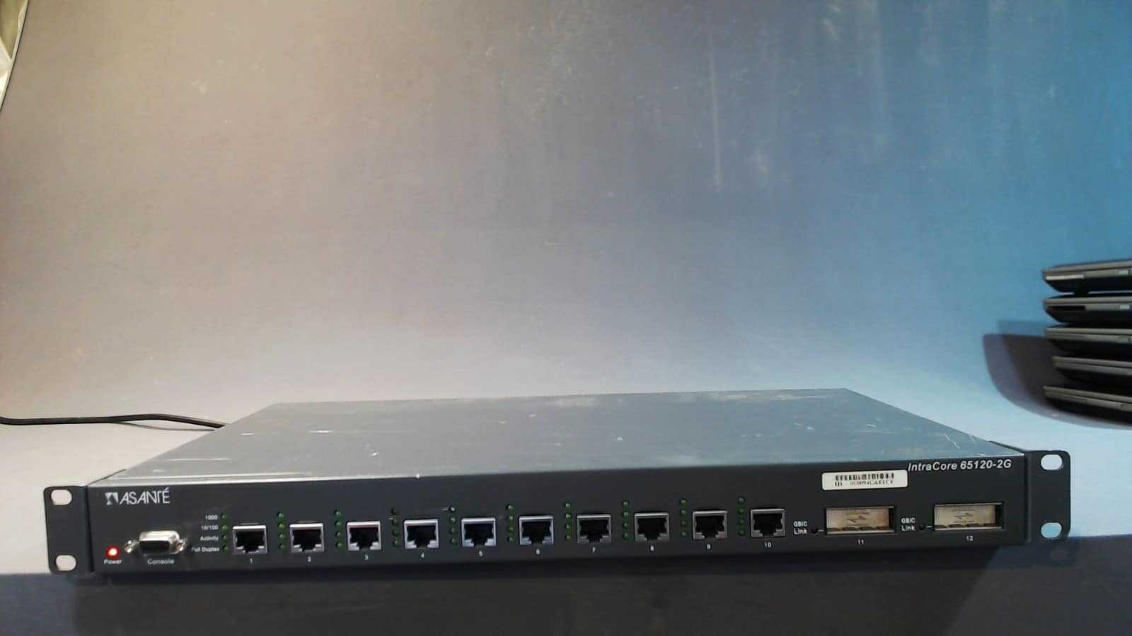 Asante Intra Core 65120-2G 12 Port Gigabit Switch - 65120-2G