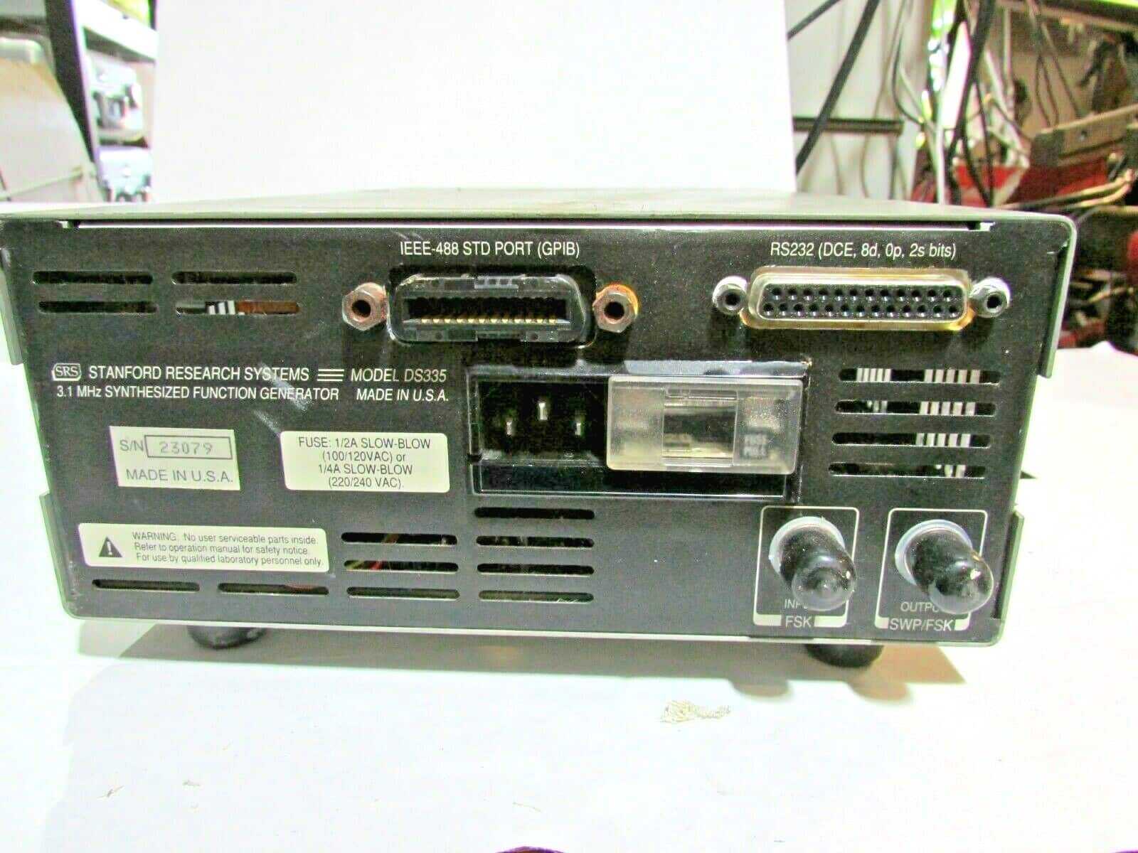 Stanford Research Systems DS335 3.1 MHz Synthesized Function Generator