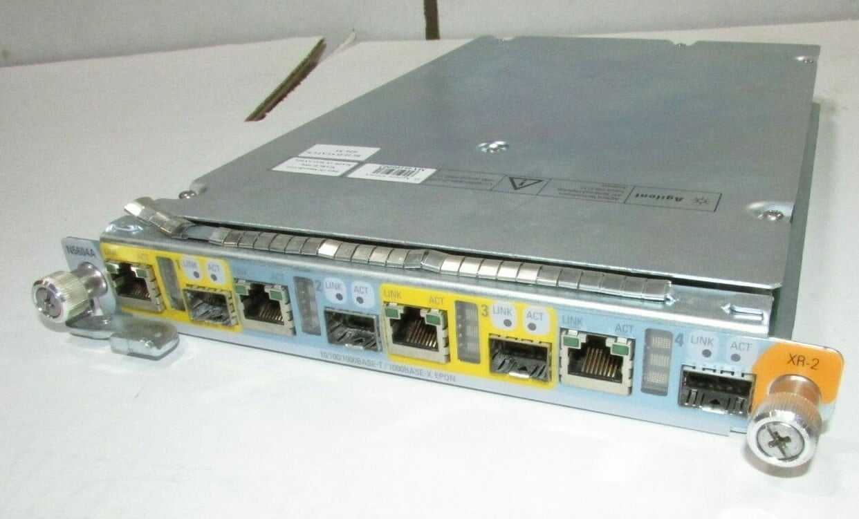 Agilent N2X N5604A 4 Port Tri-rate Ethernet Xr-2 EPON Card