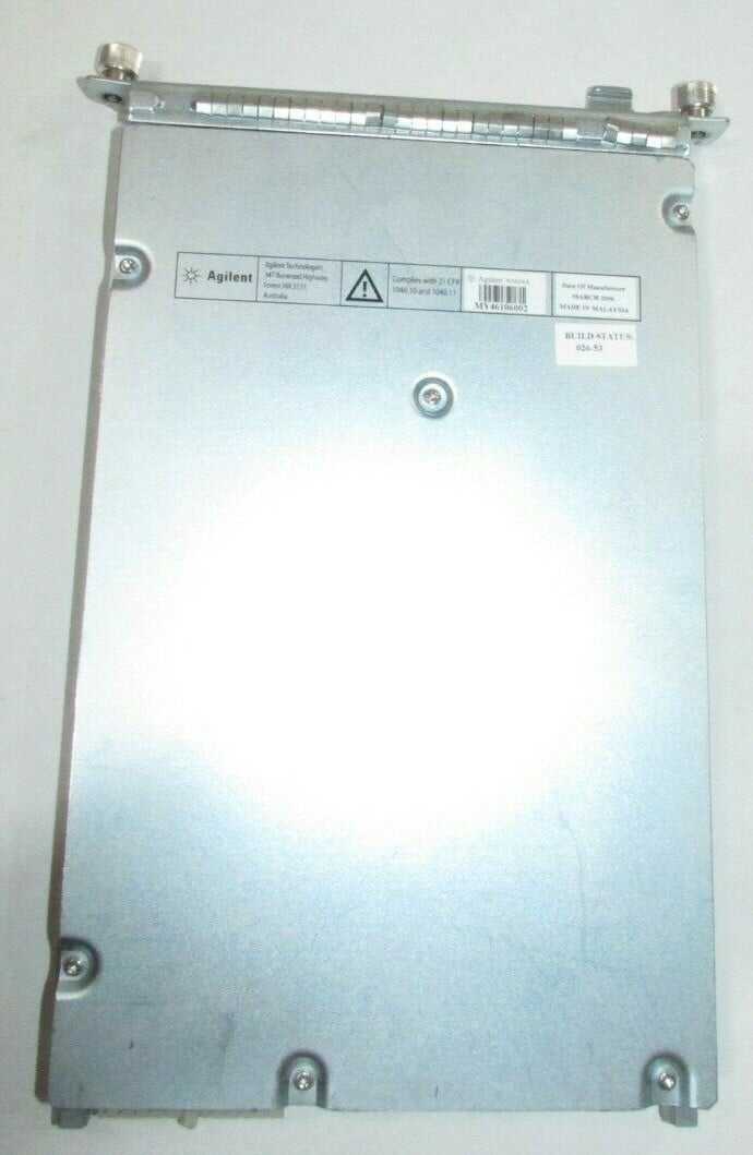 Agilent N2X N5604A 4 Port Tri-rate Ethernet Xr-2 EPON Card