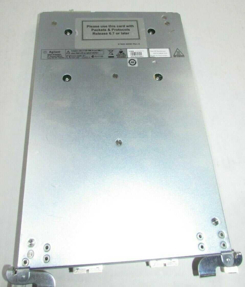 Agilent N2X E7907B-002 2-port OC-3c/OC-12c ATM/POS/FR XS Test Card