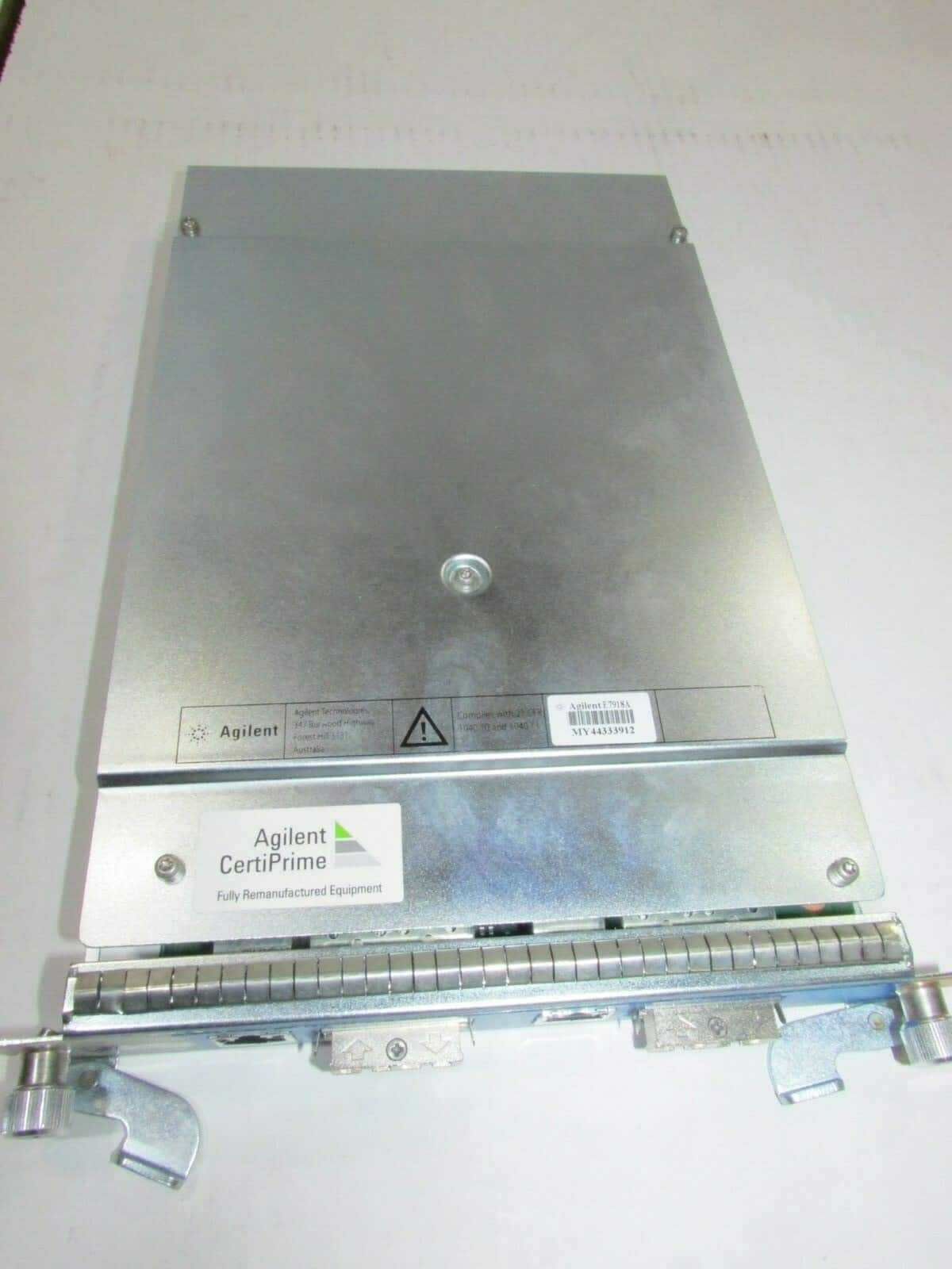 Agilent N2X E7918B 2 PORT 10/100/1000 Ethernet XR Test Card (GBIC/RJ45)