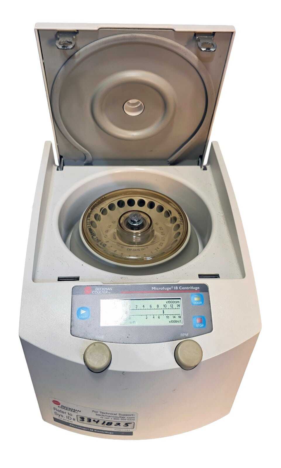 Beckman Coulter Microfuge 18 Benchtop Microcentrifuge 14,000 RPM 24x2.0mL