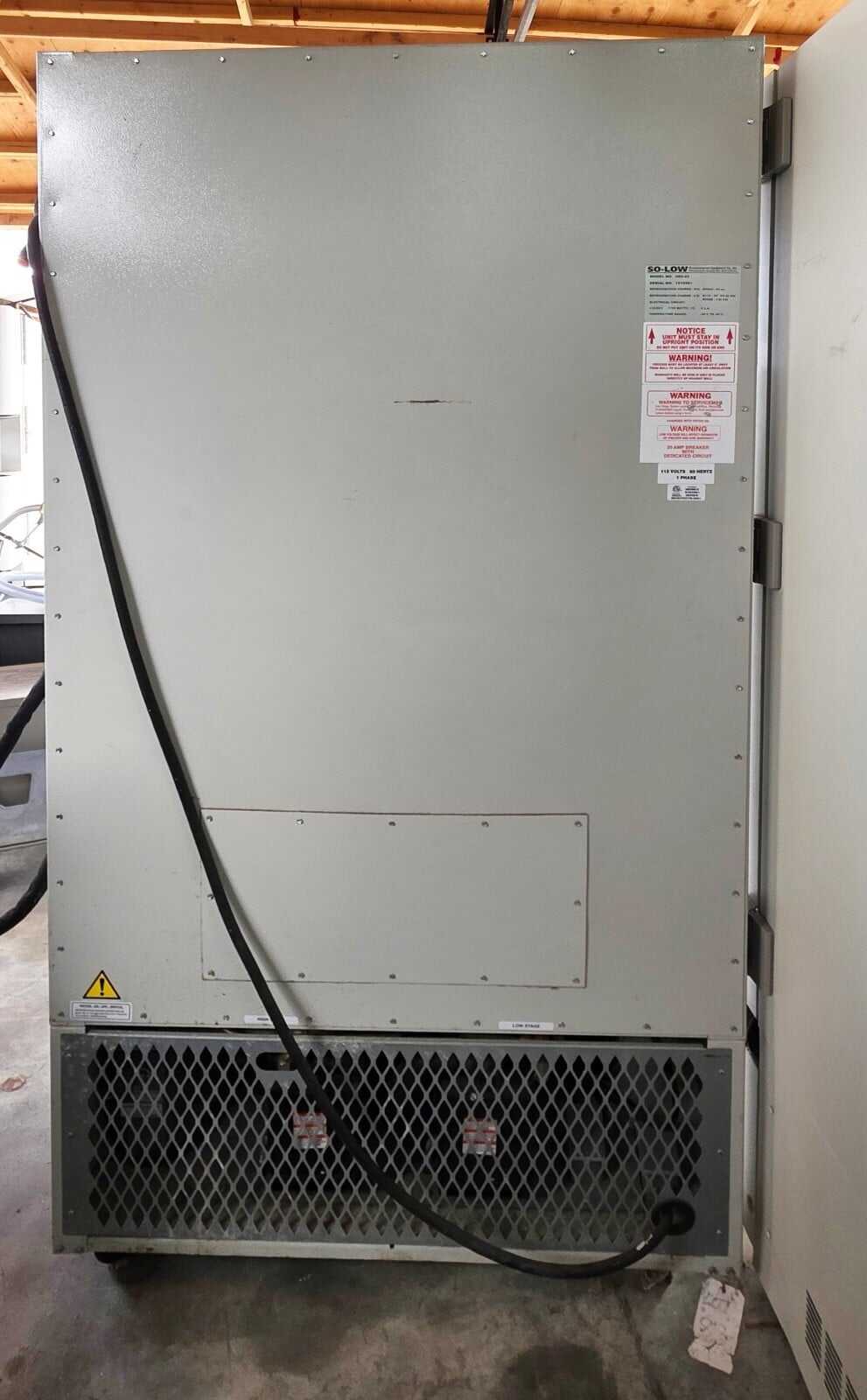 So-Low U85-22 -85C Ultra Low Lab Freezer 22 Cu Ft CO2 Backup Tested