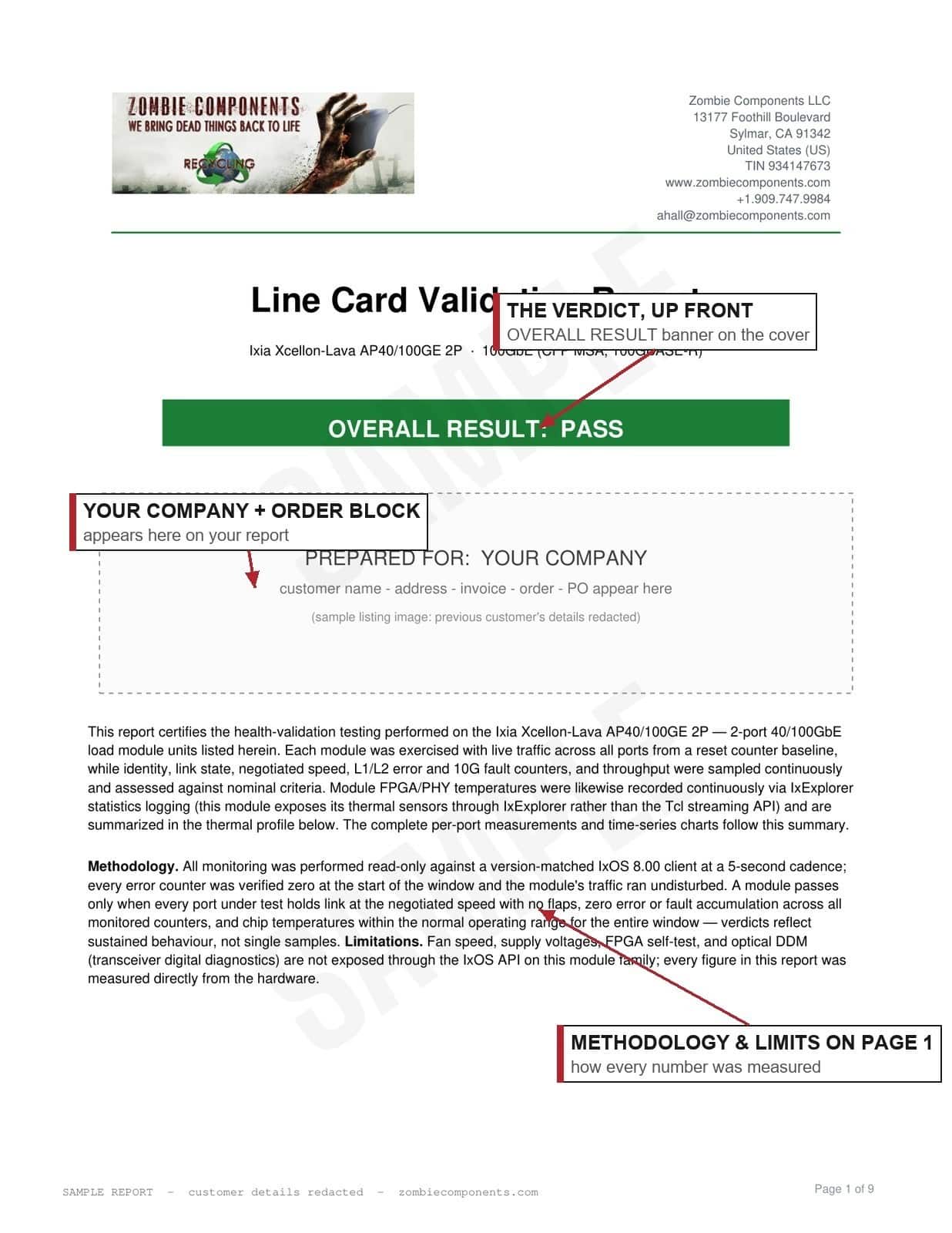Ixia Load Module Test & Diagnosis Service - Certified Testing