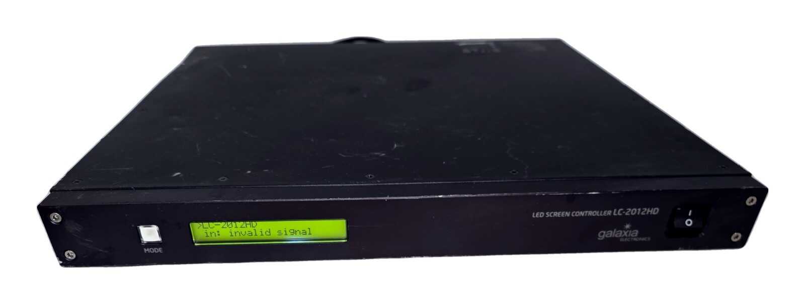 Galaxia LC-2012HD LED Screen Controller Main Control Unit Winvision DVI 12 BNC