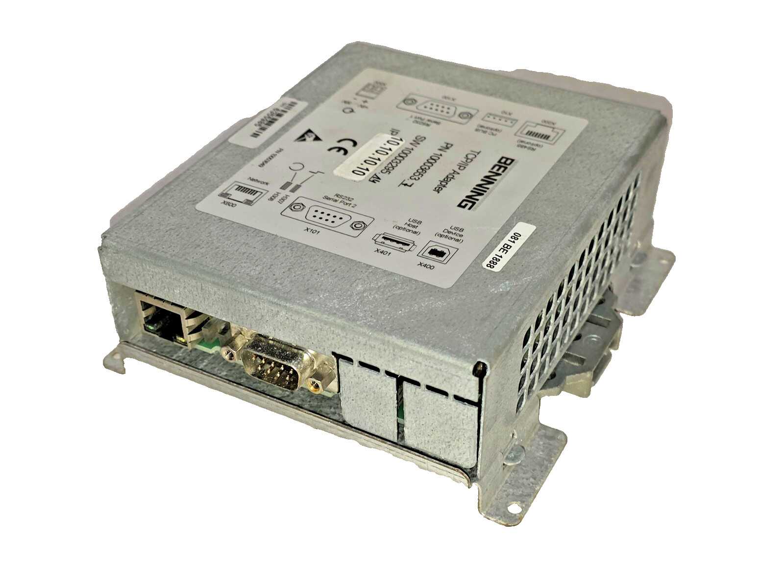 Benning 10003653 MCU TCP/IP Adapter Ethernet RS232 Serial Interface Module