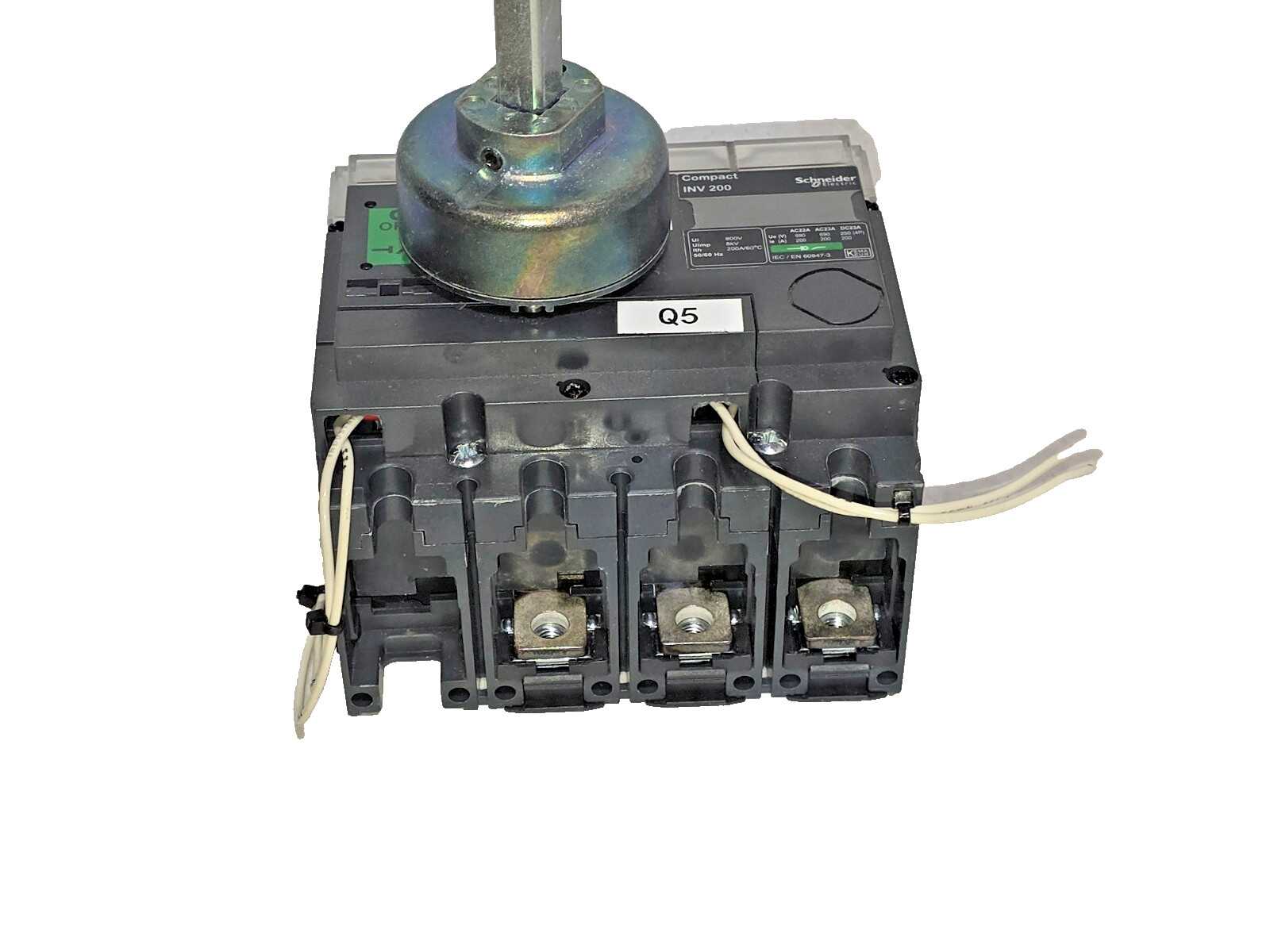 Schneider Merlin Gerin 31162 INV200 Visible Break Switch Disconnector 200A 3P
