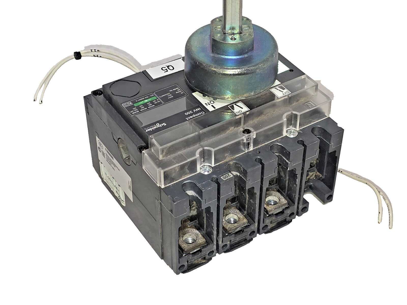 Schneider Merlin Gerin 31162 INV200 Visible Break Switch Disconnector 200A 3P