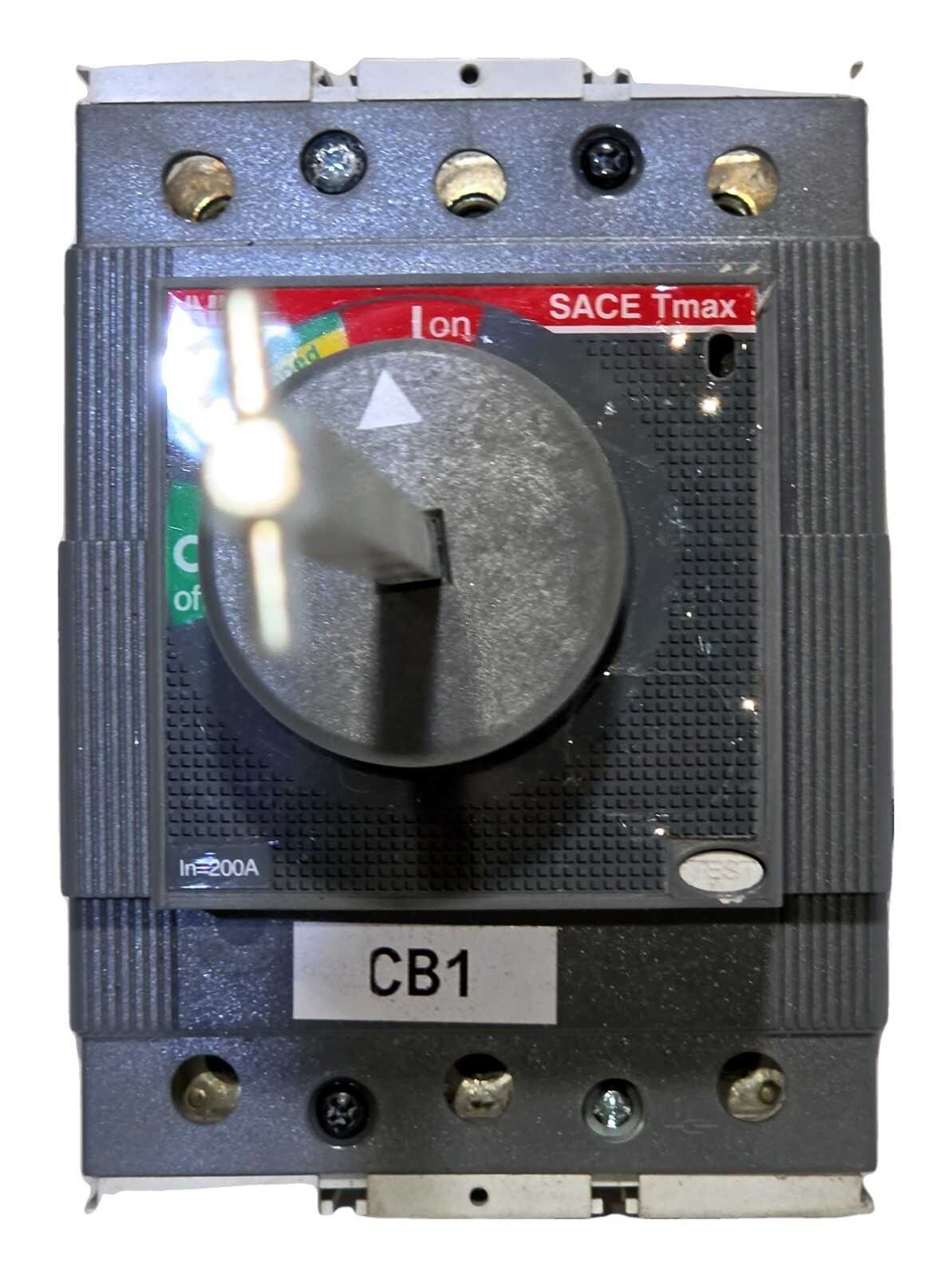 ABB SACE T3N 225 Molded Case Circuit Breaker 3 Pole 200A 600V Rotary Handle