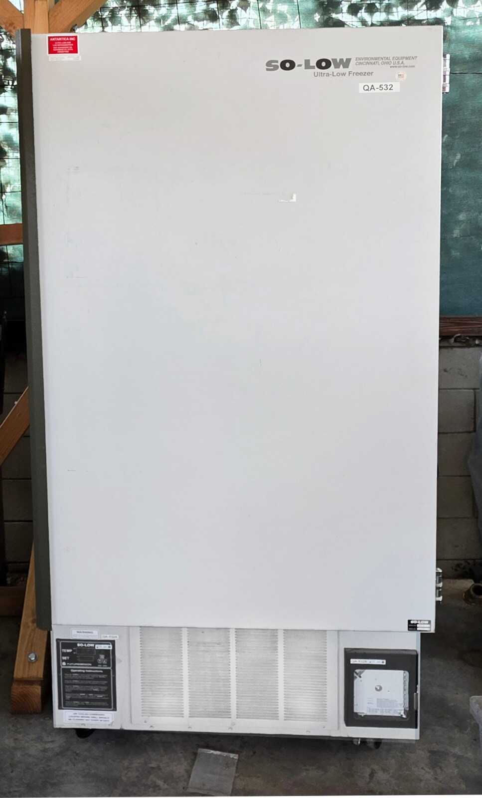 So-Low U85-22 -85C Ultra Low Lab Freezer 22 Cu Ft CO2 Backup Tested