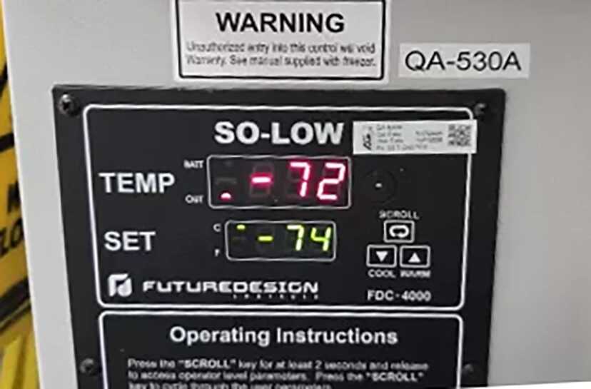 So-Low U85-22 -85C Ultra Low Lab Freezer 22 Cu Ft CO2 Backup Tested