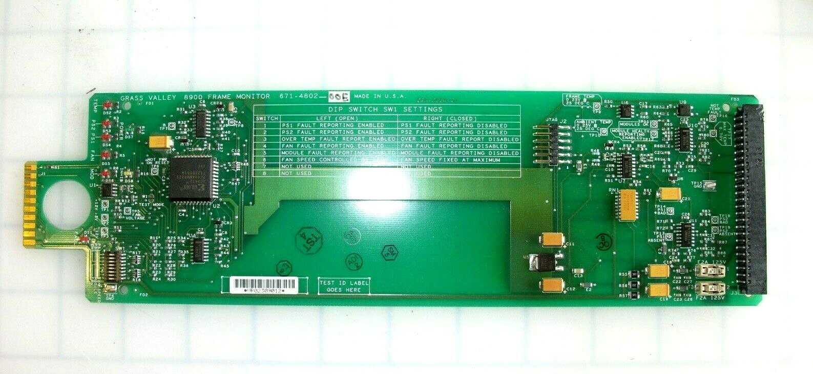 GRASS VALLEY 8900 FRAME MONITOR 671-4802