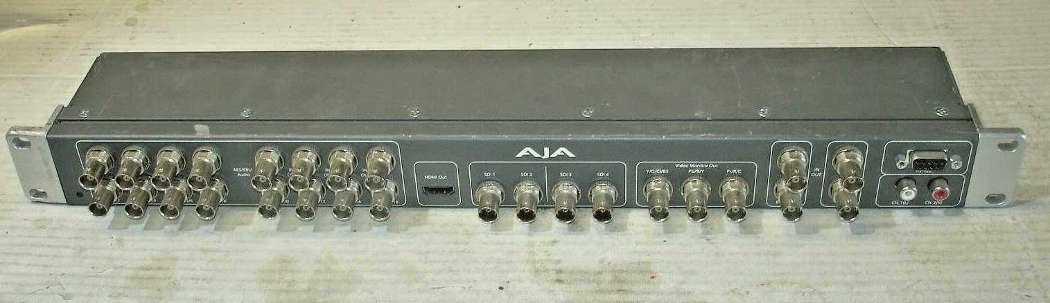 AJA K3G-Box 103354 KONA 3G External Video Editing Breakout Box 1U Rackmount