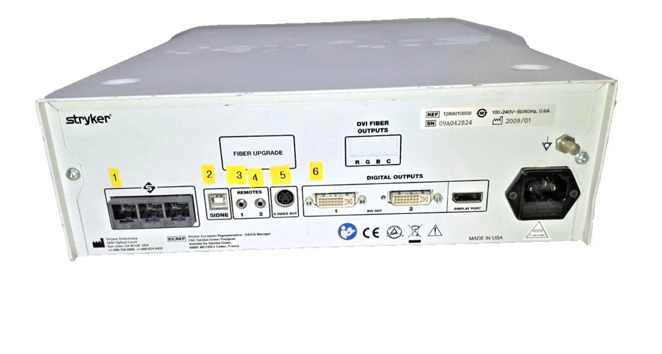 Stryker 1288 HD 1288010000 Endoscopic Camera Control Unit CCU 3 Chip 1080p