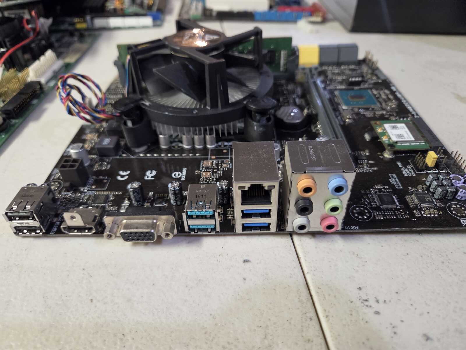 ASUS H110-I/M32CD4/DP LGA1151 Motherboard Intel i3-6100 8GB DDR4 Cooler WiFi