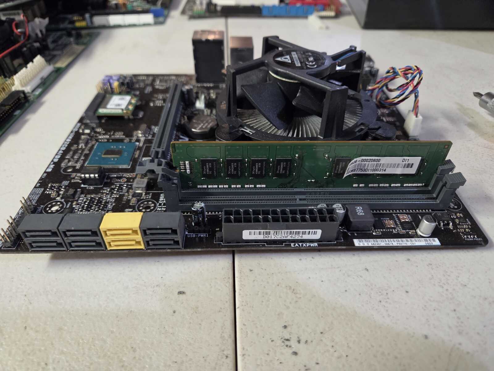 ASUS H110-I/M32CD4/DP LGA1151 Motherboard Intel i3-6100 8GB DDR4 Cooler WiFi