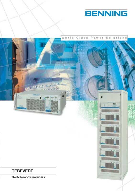 Benning Tebevert 5000 G48E120/41.7/3rfg-PWE, 120325.14 583513.2 5kVA Inverter