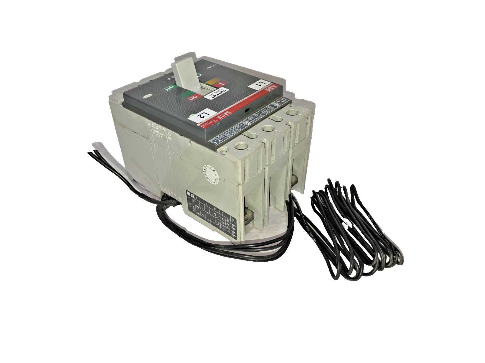 ABB SACE Tmax Ts3N 150 Molded Case Circuit Breaker 125A 2 Pole 480V Aux Contacts