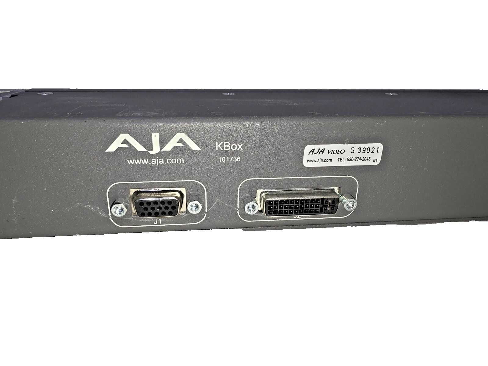 AJA KBox 101736 Breakout Box for KONA 2 SDI AES XLR RS-422 1RU Rackmount