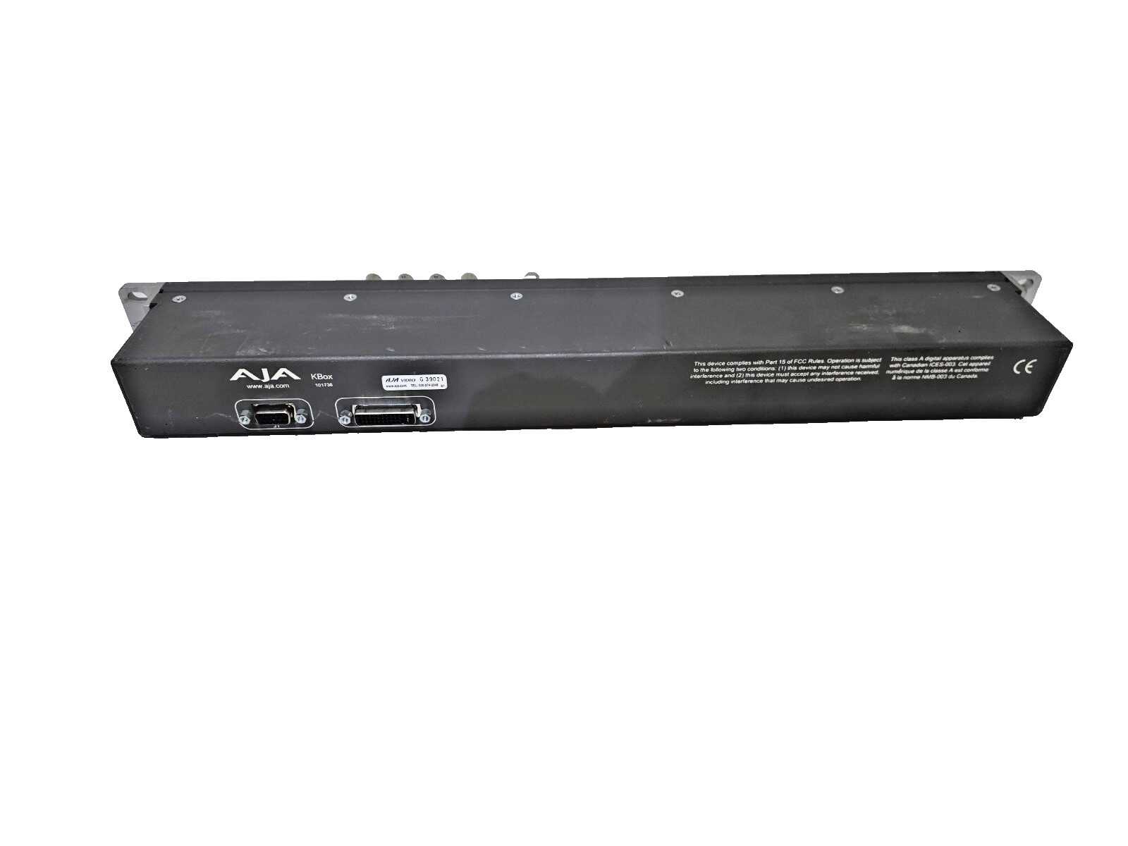 AJA KBox 101736 Breakout Box for KONA 2 SDI AES XLR RS-422 1RU Rackmount