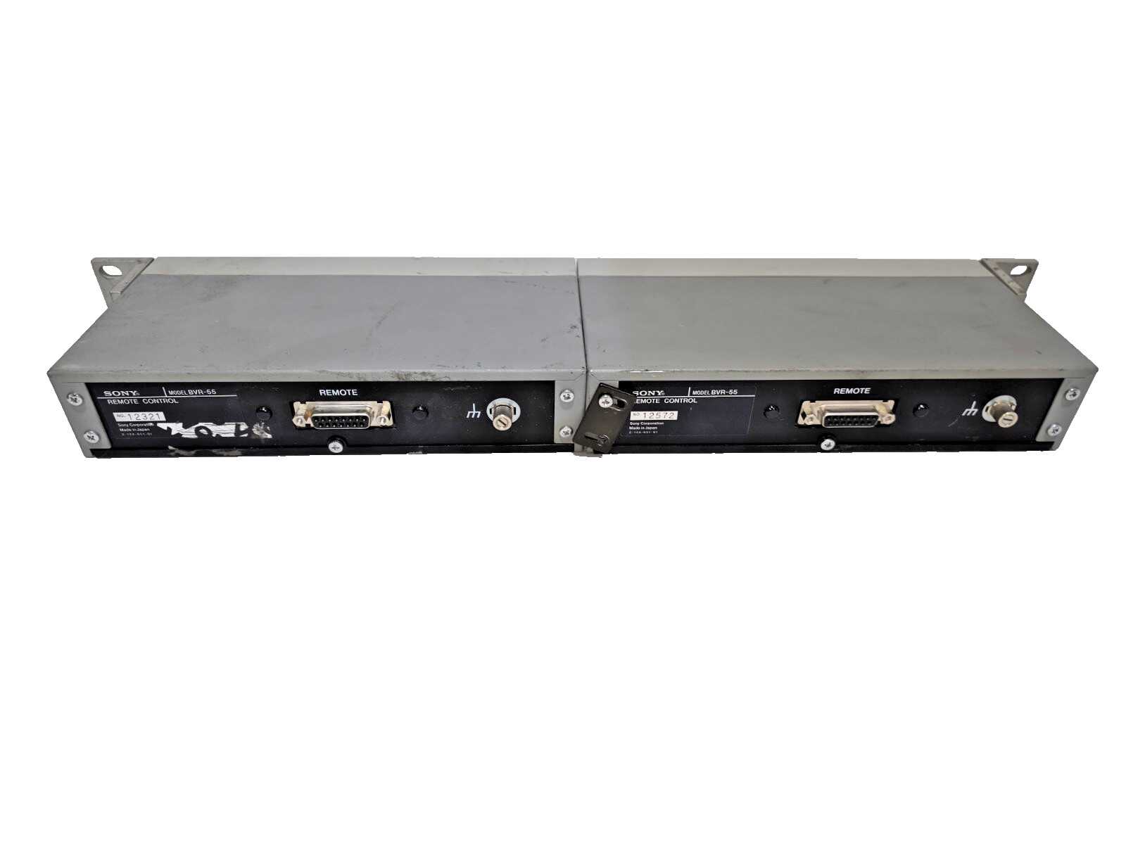 Sony BVR-55 TBC Remote Control Unit 2-124-651-01 Lot of 2 Rack Mount U-matic